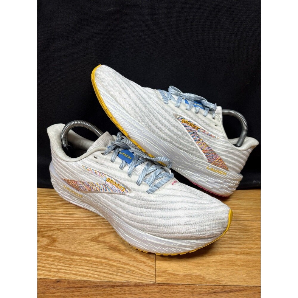 Size 10 Brooks Launch 11 Peacoat Peach Womens Running Sneaker Trainer Walking